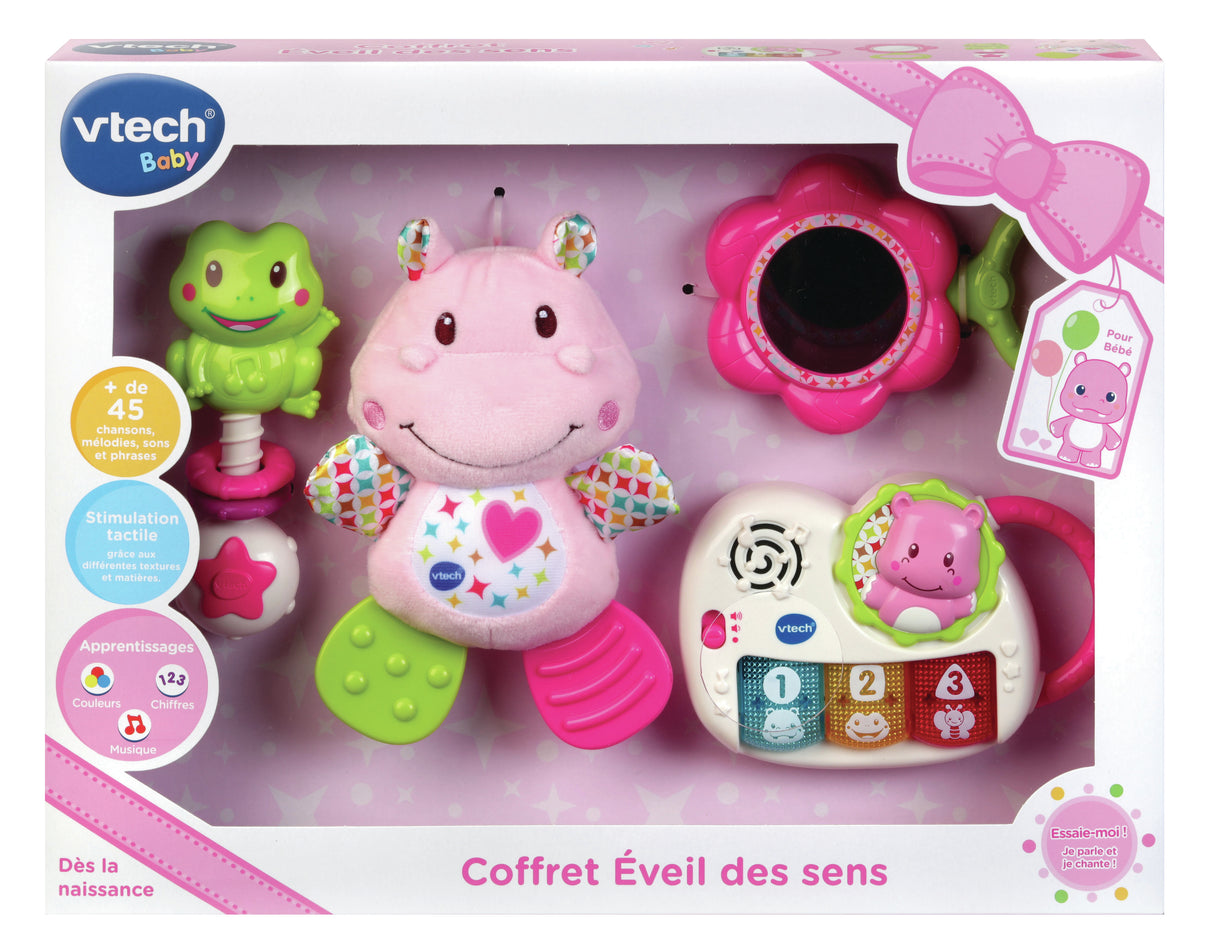 VTECH BABY - Coffret Naissance - Éveil des Sens - Rose