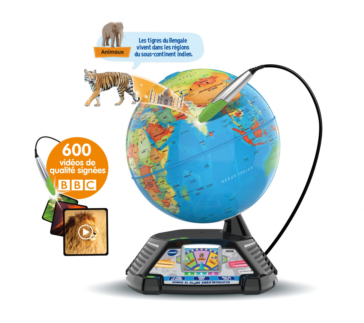VTECH - GENIUS XL - Globe Vidéo Interactif