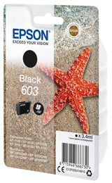 EPSON Cartouche d'encre 603 noir - Etoile de mer (C13T03U14010)