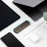 Boitier externe USB-C 3.1 Tooq TQE-2202 - S-ATA M.2 Type 2280 (Gris)