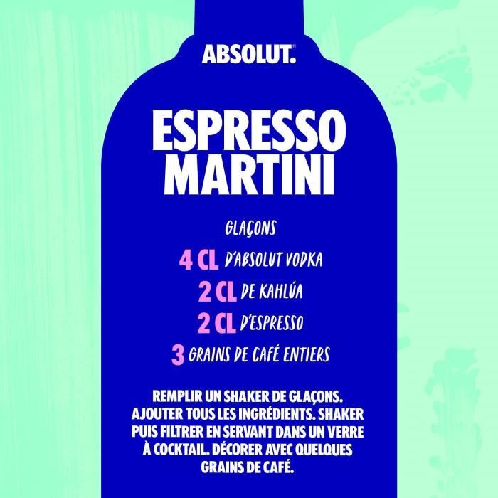 Absolut - Original Vodka Suédoise - 40,0% Vol. - 100cl