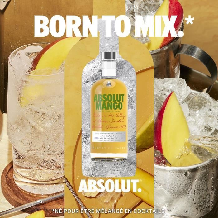 Absolut - Mango - Vodka aromatisÈe - 38,0% Vol. - 70cl