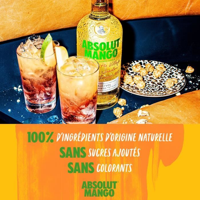 Absolut - Mango - Vodka aromatisÈe - 38,0% Vol. - 70cl