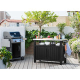 Keter Table d'extérieur multifonctionnelle de barbecue Unity XL