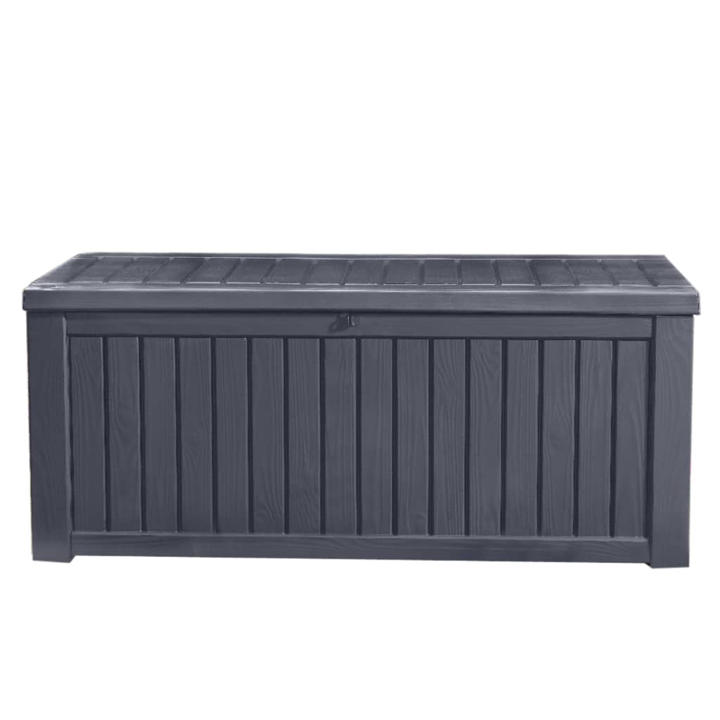 Keter Boîte de rangement de jardin Rockwood 570 L Anthracite