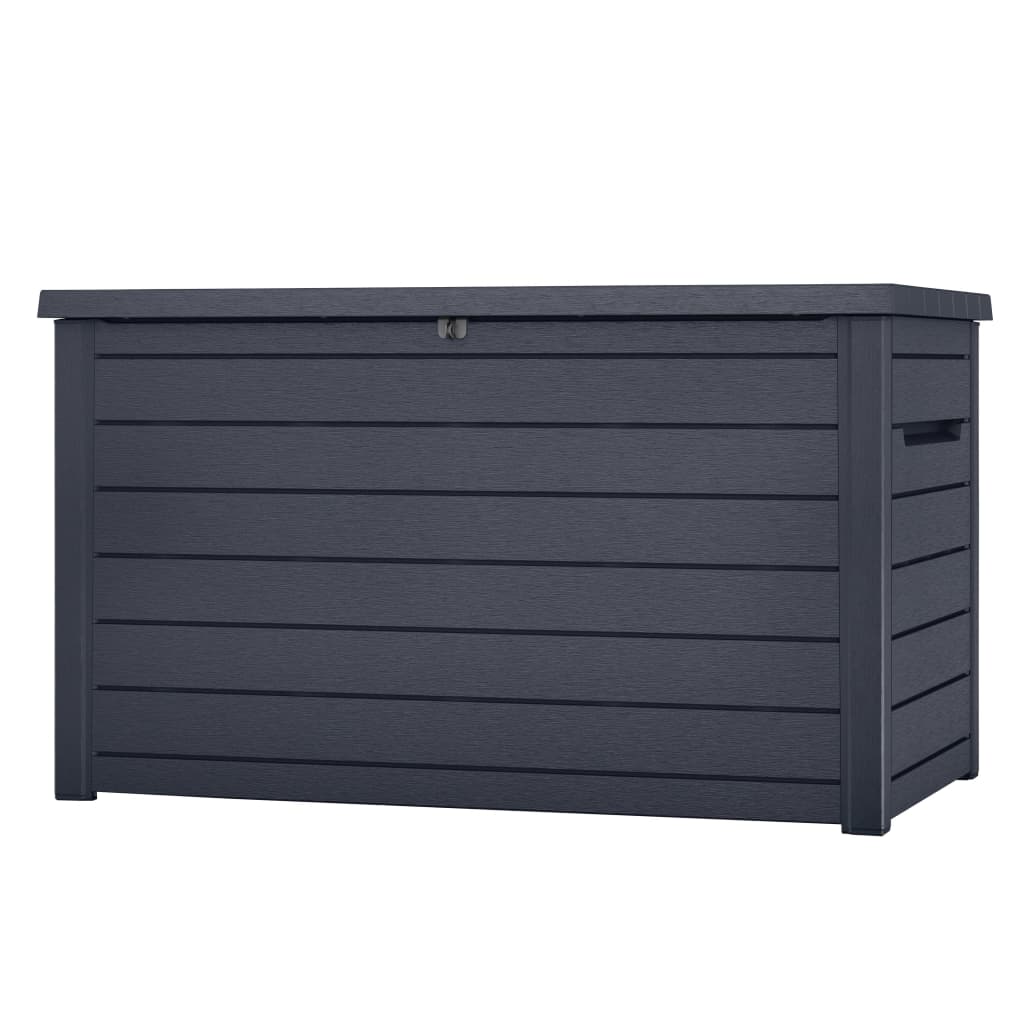 Keter Boîte de rangement de jardin Ontario 870 L Anthracite Ecom