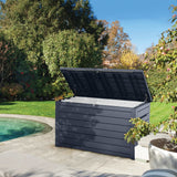 Keter Boîte de rangement de jardin Ontario 870 L Anthracite Ecom