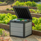 Keter Boîte de rangement de jardin Denali 113 L Anthracite