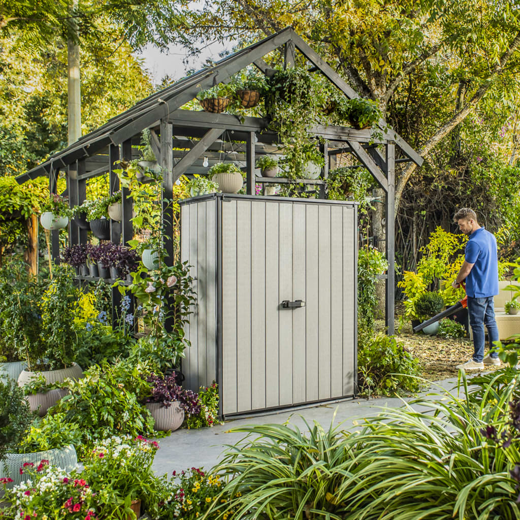 Keter Armoire de rangement de jardin High-Store Plus Gris