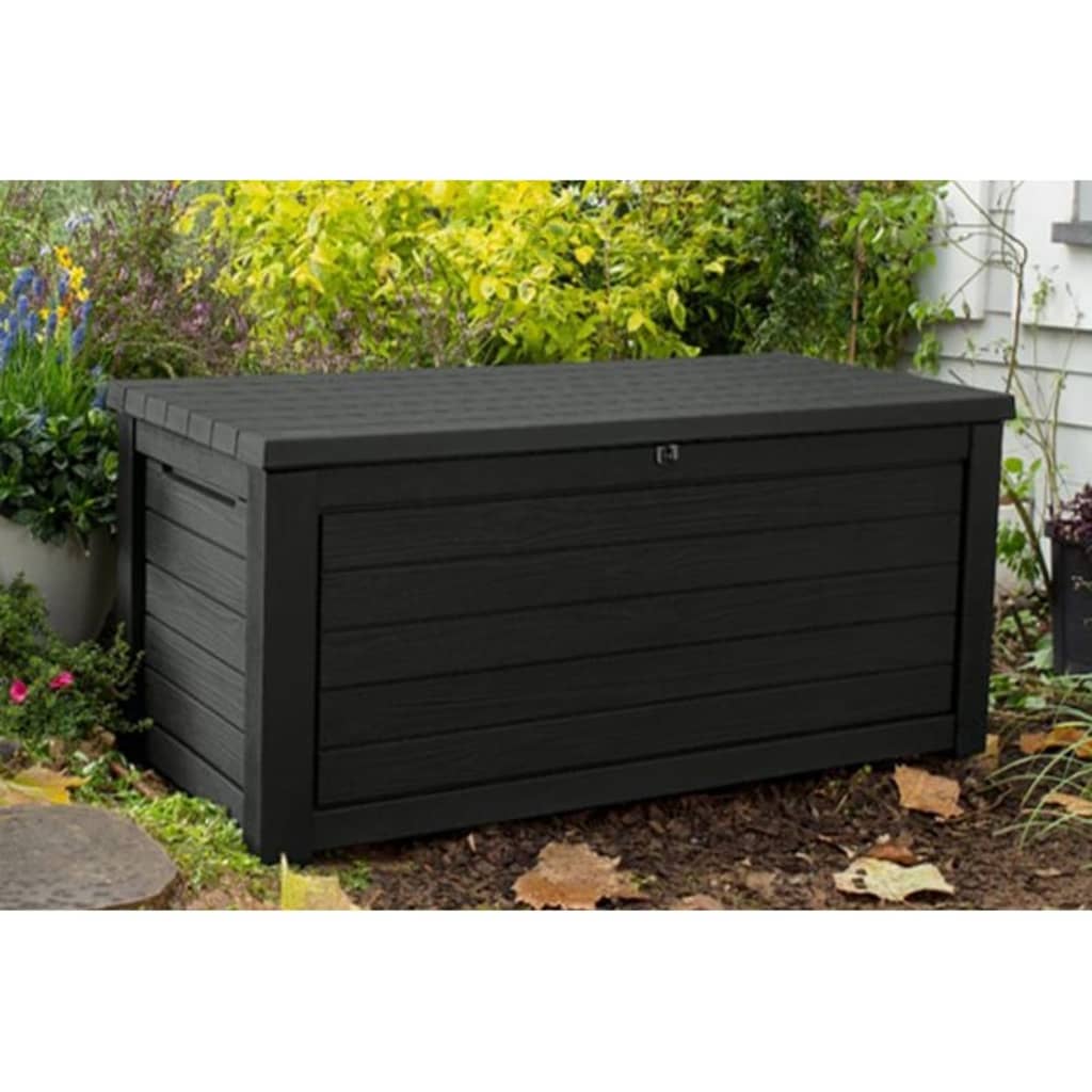 Keter Northwood Outdoor-Aufbewahrungsbox 630 L Graphit