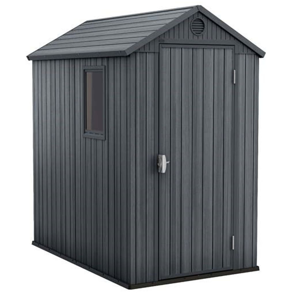 Keter Abri de jardin Darwin 46 Gris Aspect de bois