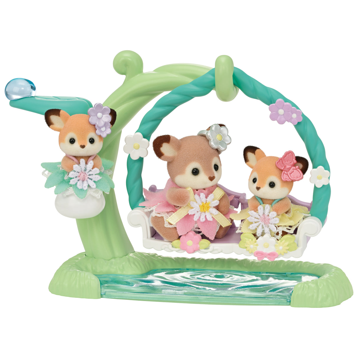 Les bébés Biche et balancelle - SYLVANIAN FAMILIES - 5801