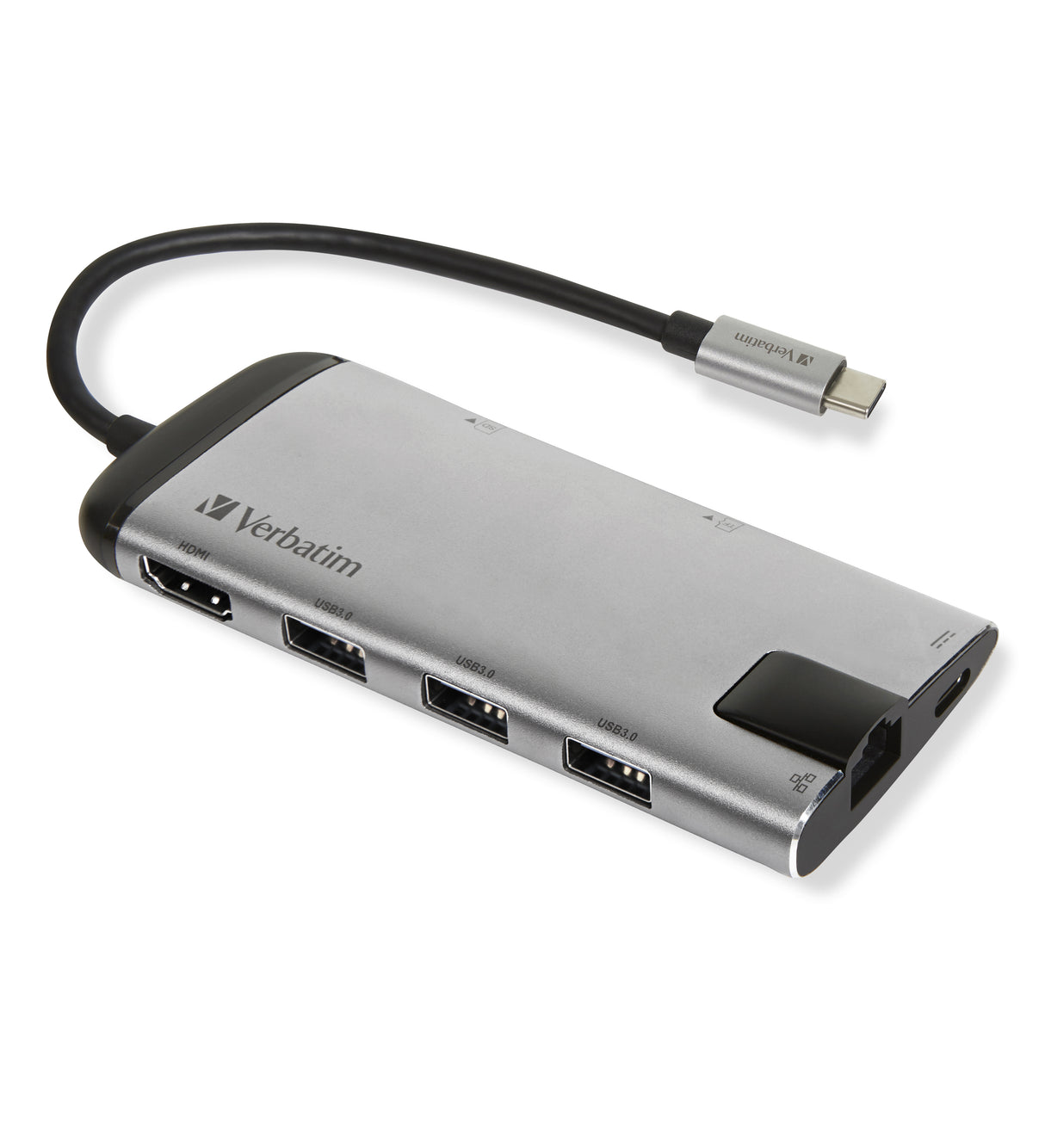 Station d'accueil portable USB-C 3.0 Verbatim Multi-Port (Argent)