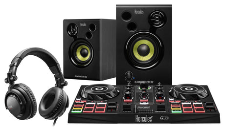 HERCULES DJLEARNING KIT MK2 - Kit DJ tout-en-un pour apprendre a mixer - Logiciels et tutoriels inclus