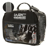 Lot  de 5 housses avant arriere 2/3 1/3 et appuie tete - WRC - universelles - Fixation simple -Compatible Airbag