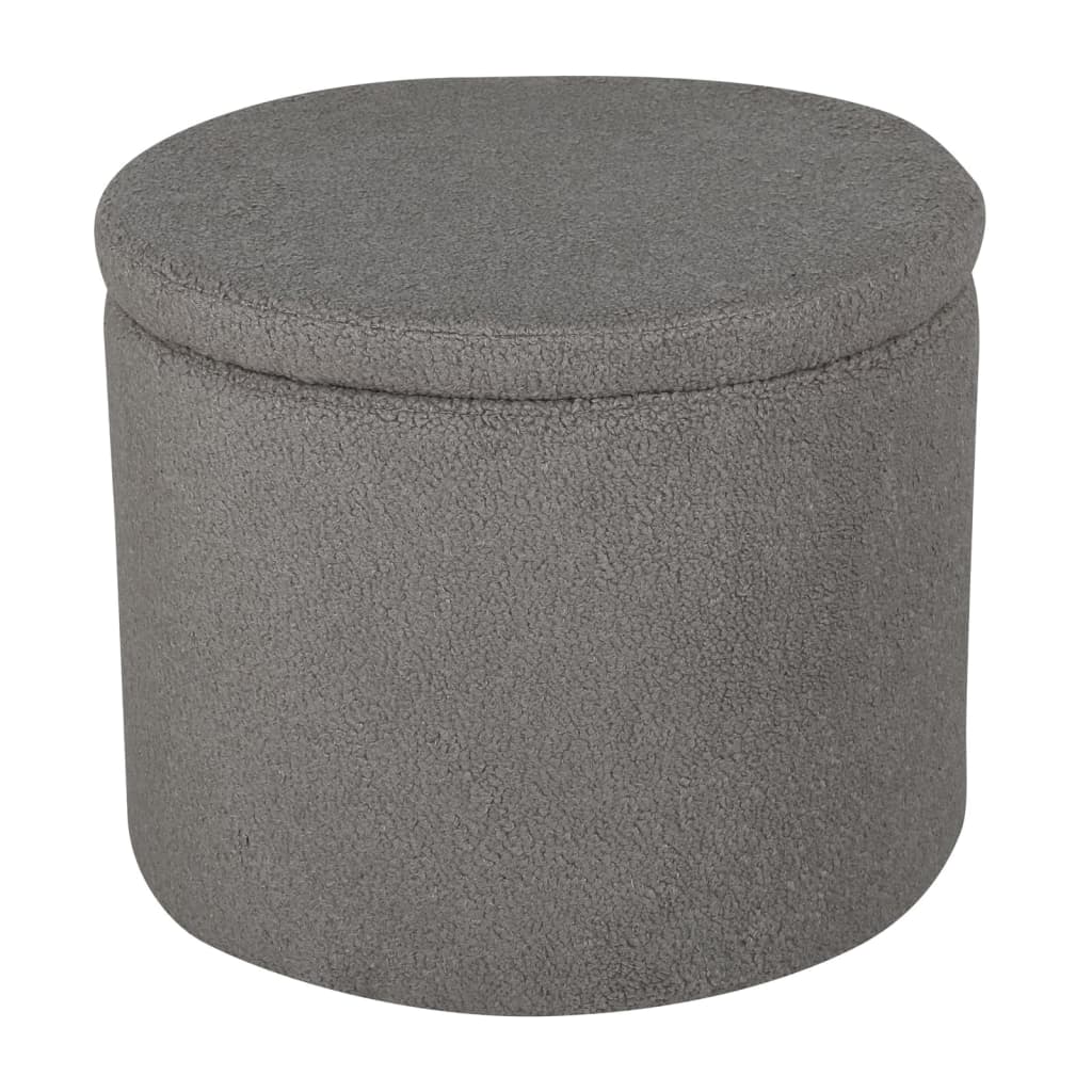 Venture Home Pouf Dunken 51x51x43 cm Teddy Greige