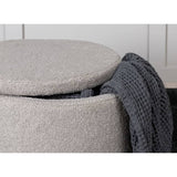 Venture Home Pouf Dunken 51x51x43 cm Teddy Greige