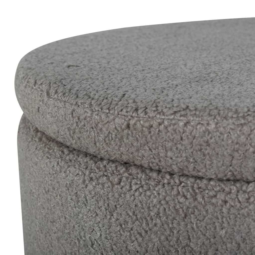 Venture Home Pouf Dunken 51x51x43 cm Teddy Greige