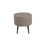 Venture Home Pouf Pot 40x40x40 cm Teddy Beige et noir