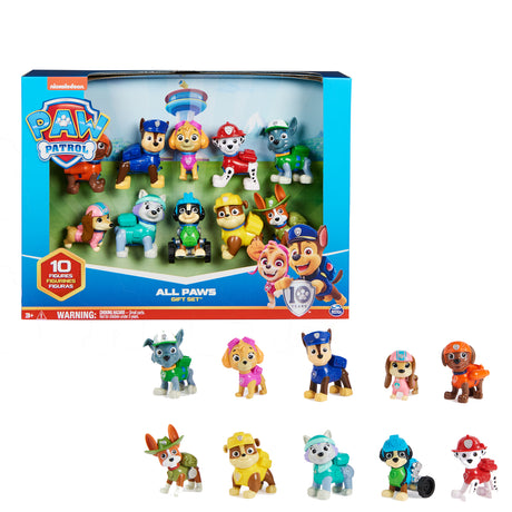 Coffret 10 figurines Pat' Patrouille 10eme anniversaire - PAW PATROL