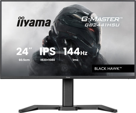 Ecran PC Gamer - IIYAMA - 24'' - FHD - 144Hz - Dalle IPS - 1ms - Réglable en hauteur - G-Master
