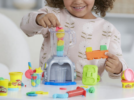 Play-Doh, Tourbillon de smoothies, jouet de cuisine factice avec pâte a modeler, loisirs créatifs pour enfants, Des 3 ans