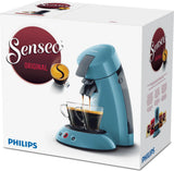 Cafetiere a dosette - PHILIPS - SENSEO - HD6553/21 - Original - Bleu Gris