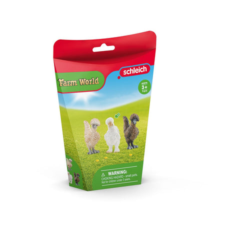 Coffret de Figurines Poules - Ferme Jouet et Grange de 3 Pieces avec Figurines Poules, Pour Garçons et Filles - Jouet 3 ans -