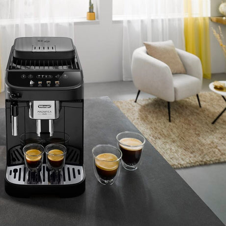 Machine expresso broyeur - De'Longhi - Magnifica evo - ECAM290.22.B - 4 recettes - Noir