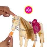 LES MYSTeRES DE BARBIE - a la Poursuite du Cheval Perdu Barbie et son cheval Tornade, HXJ42
