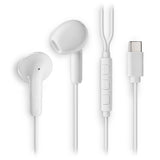 Ecouteur filaire avec micro NGS Cross Glide USB-C (Blanc)