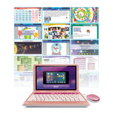 Ordinateur pour enfant VTECH Genio - Clavier AZERTY, souris, écran 5'', mémoire 8GB - Rose