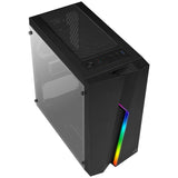 Boitier Mini Tour Micro ATX AeroCool Bolt Mini Tempered Glass RGB avec panneau vitré (Noir)