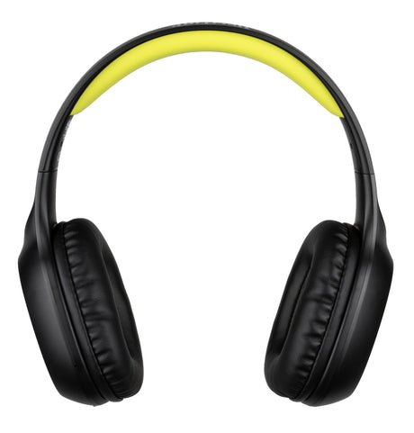 Casque audio - Sans fil - Konix - Stranger Things - Bluetooth 5.3 smartphones, tablettes - Microphone - Autonomie 30 h - Noir/jaune