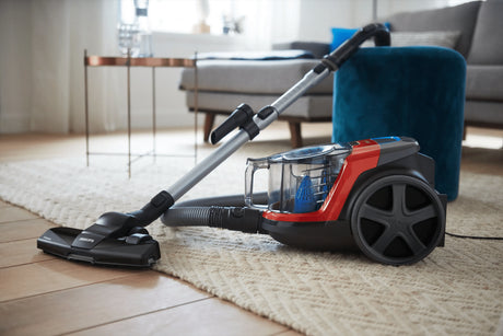 Aspirateur sans sac PHILIPS - FC9330/09 - Série 3000 PowerPro Compact - 900W - 76db - Rouge