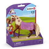 Étalon Paso Fino Spectacle équestre, coffret schleich avec 1 cheval schleich et 1 couverture, coffret figurines pour enfants des 5