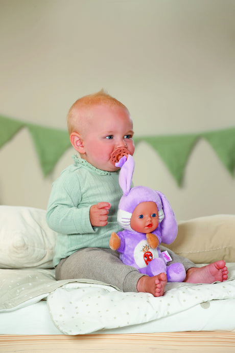 Poupon - BABY BORN - Poupon Lapin - Petites oreilles douces et poches pour les doigts - 26 cm - Nouveau-né