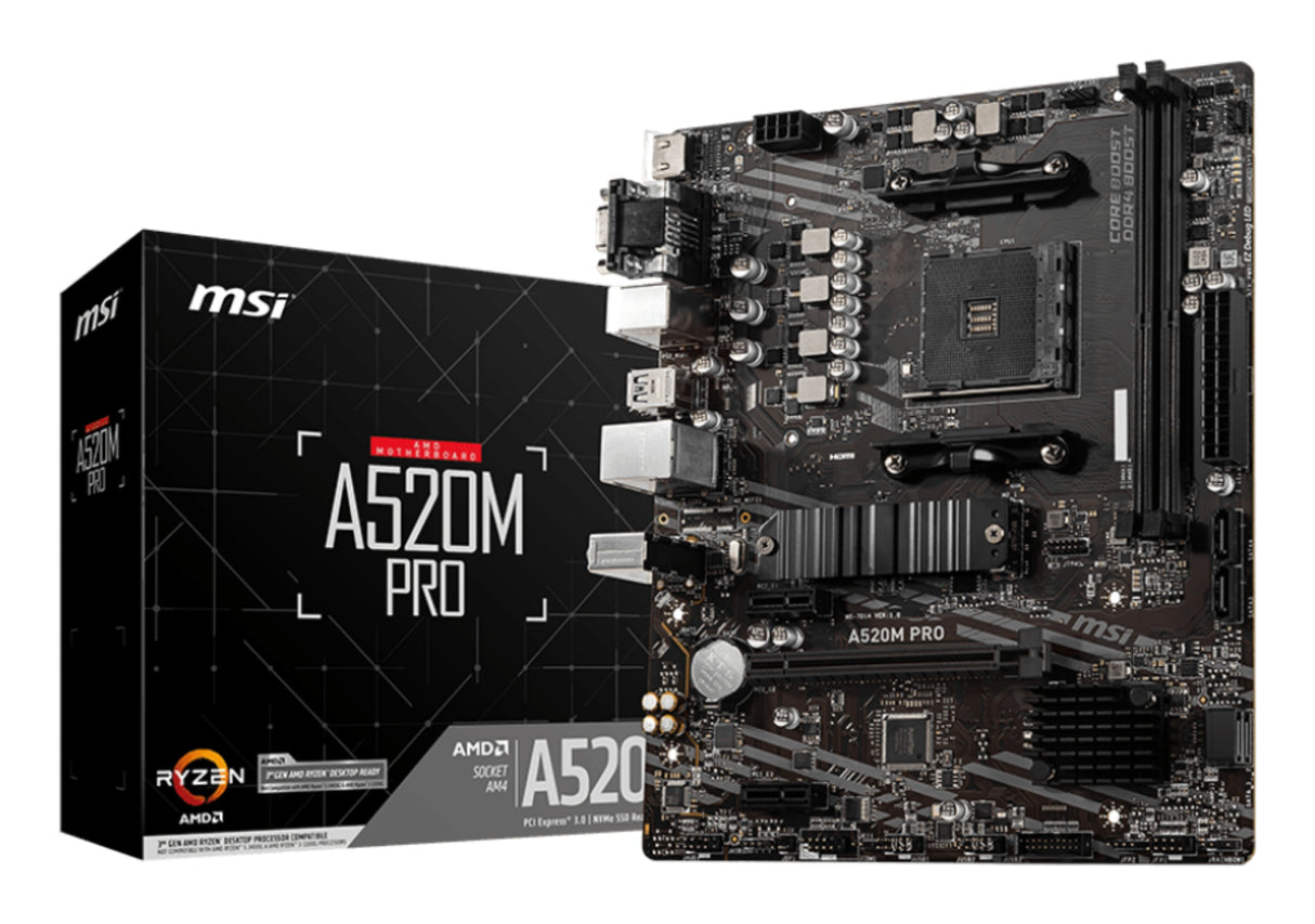 Carte Mére MSI A520M Pro (AM4) Micro ATX