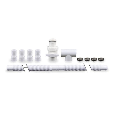 Cascade inox UBBINK Mamba Led pour tous types de piscine - Eclairage 20 LED bleu intégré