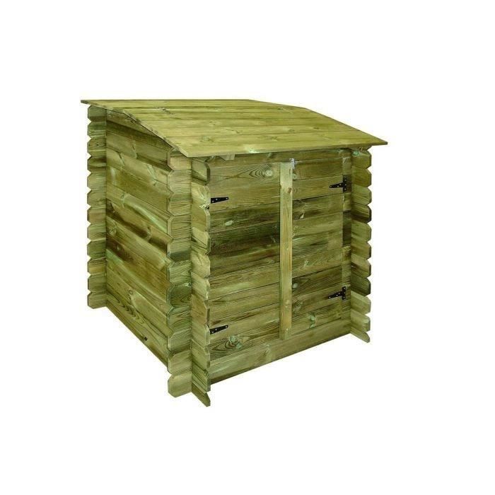 Coffre de rangement pour filtration UBBINK Classic en bois traité autoclave