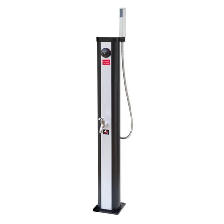 Douche solaire d'extérieur Ubbink Solaris ELITE - Réservoir 18L - Mitigeur et douchette - Ř15 x H118 cm
