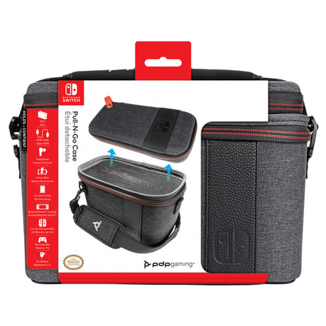 Sacoche de voyage - PDP - Elite Pull N Go - Nintendo Switch - Gris