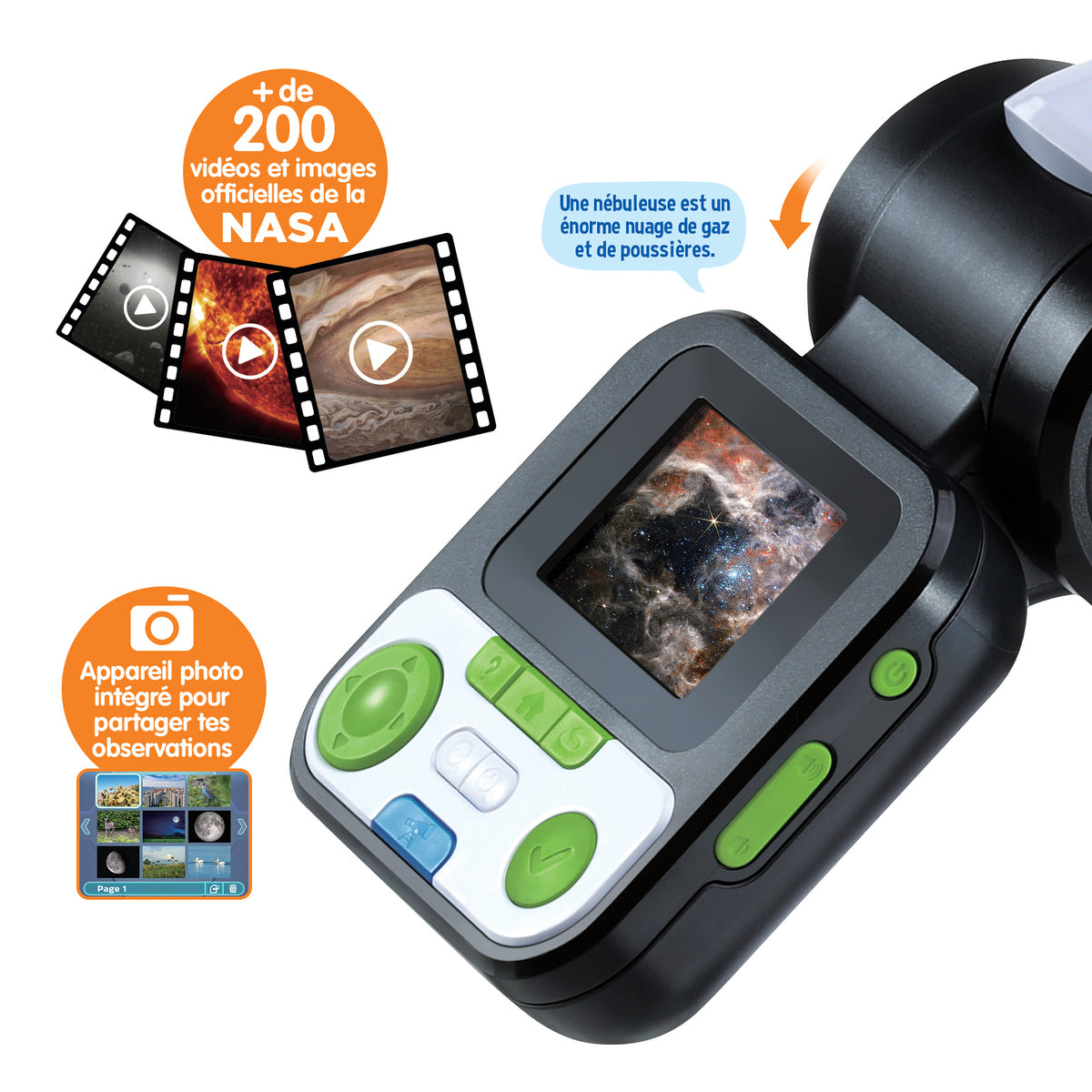 VTECH Genius XL - Télescope vidéo interactif