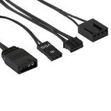 Lot de 3 Ventilateurs de boitier AeroCool Astro 12 Pro RGB 12cm (Noir)