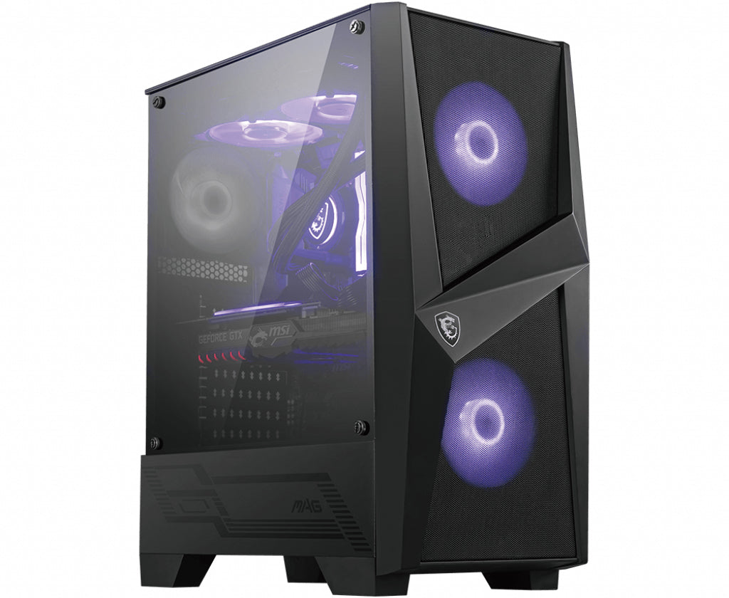 MSI BOITIER PC MAG FORGE 100M - Noir - Verre trempé - Format ATX (306-7G03M21-809)