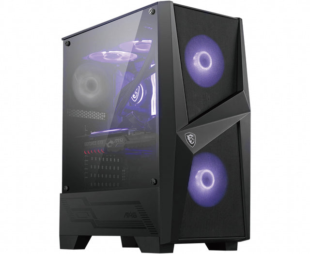 MSI BOITIER PC MAG FORGE 100M - Noir - Verre trempé - Format ATX (306-7G03M21-809)
