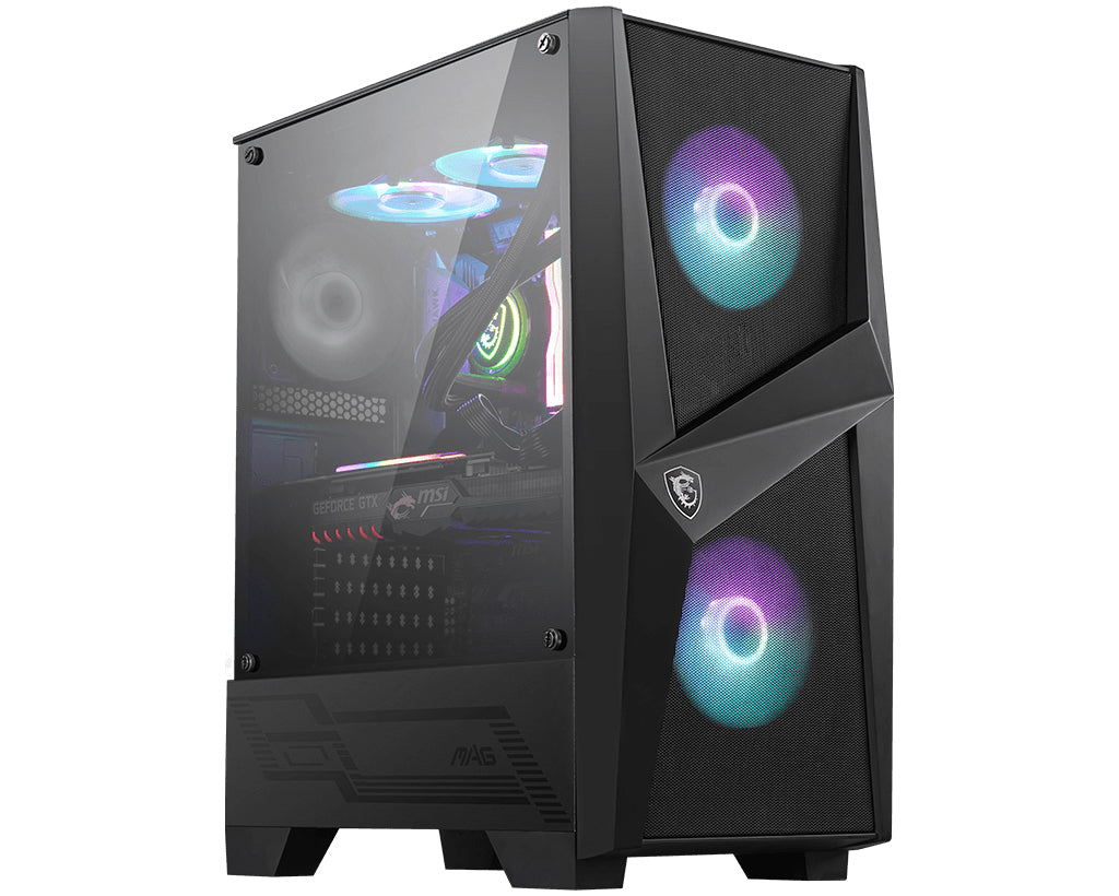 MSI BOITIER PC MAG FORGE 100R - Noir - Verre trempé - Format ATX (306-7G03R21-809)