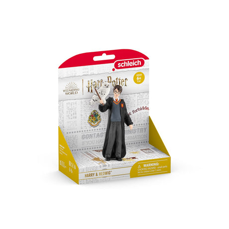 Figurine Harry et Hedwige, Harry Potter, pour enfants des 6 ans, Schleich 42633 Harry Potter, Univers WIZARDING WORLD