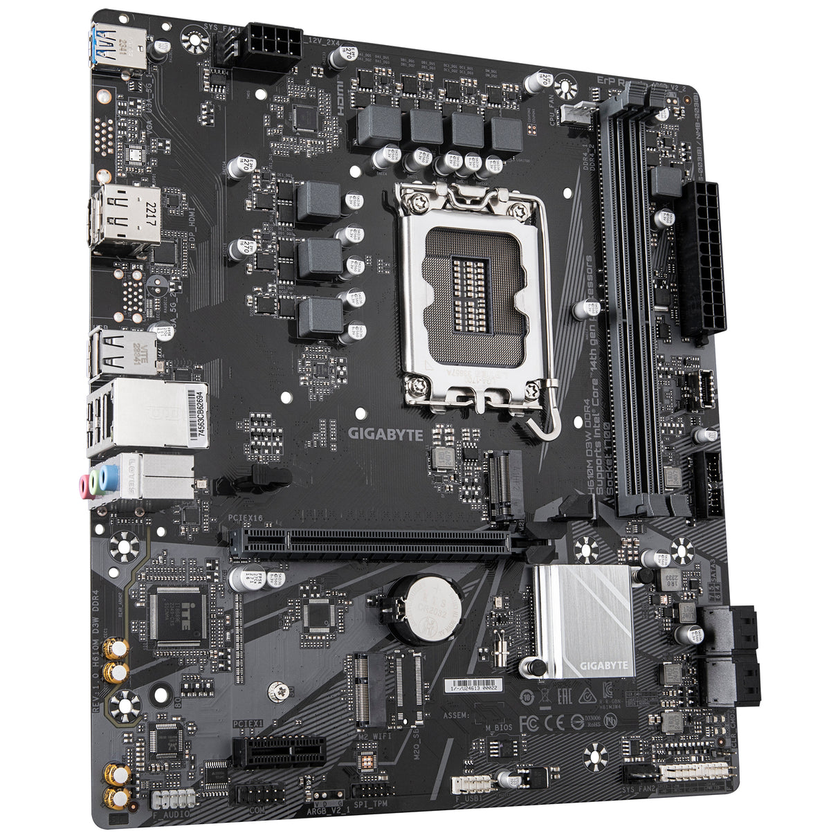 Carte mere - GIGABYTE - H610M D3W DDR4 - Format Micro-ATX - Chipset Intel H610 - DDR4