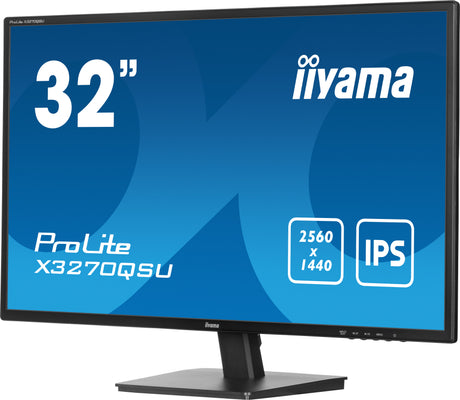 Ecran PC - IIYAMA - 32 - QHD - 100Hz - Dalle IPS - 3ms - X3270QSU-B1